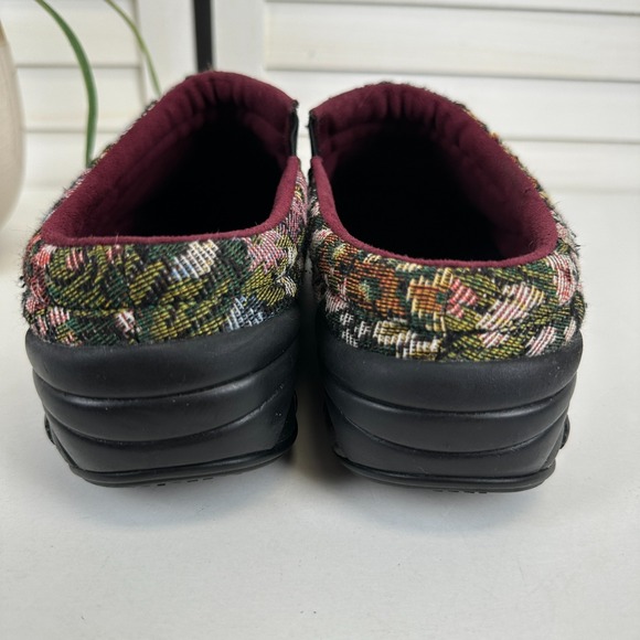 Therafit Molly Clogs Floral Tapestry Slip On Nursing Comfort‎ Shoes Size 8.5-9 - Picture 5 of 9